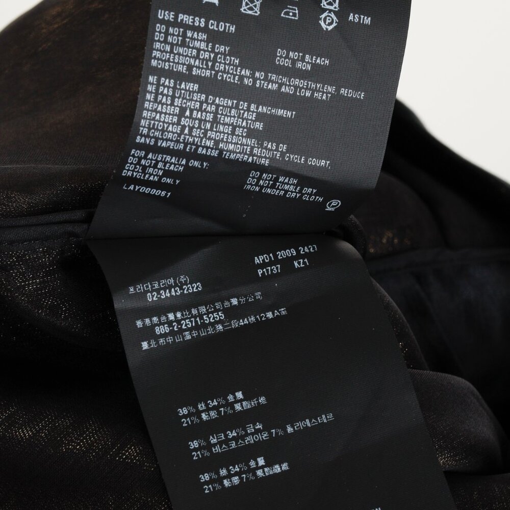 Prada 2009 Black Large Satin Bow Skirt - Picture 11 of 12